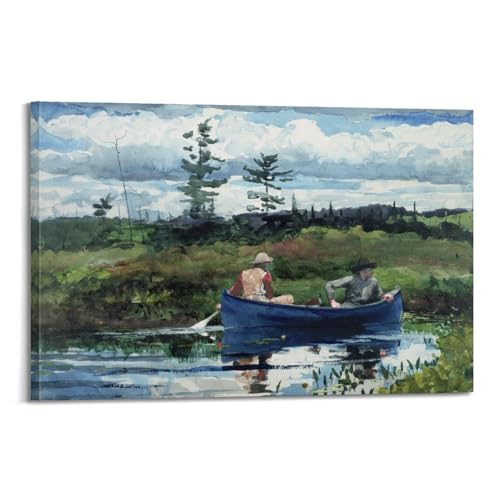Poster The Blue Boat 1892 Winslow Homer | Décoration marine 50x75 cm