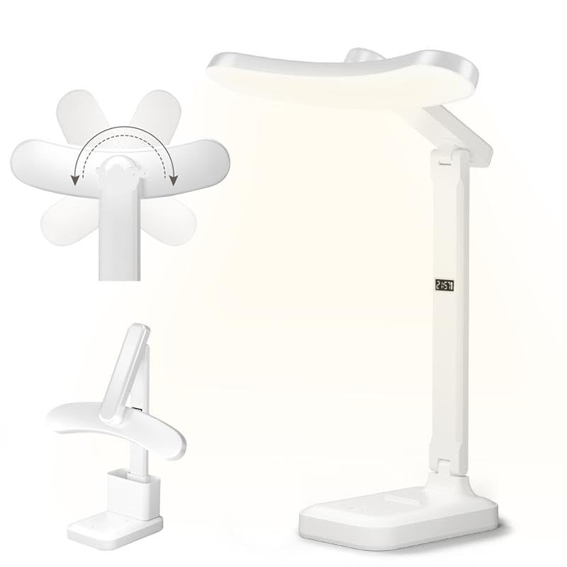 Lampe de bureau LED HomeBeyond avec chargeur USB et 2 porte-stylos