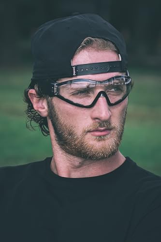 image for Birdz Eyewear Boogie Motorcycle & Skydiving Goggles 2 Pairs Padded Bla