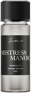 Diffuser Oil - Mistress Manor | Aromatherapy Home Fragrance | Inspired by Grace Vanderbilt® Hotel | Luxurious Scent with Notes of Neroli, Sage, Dark Amber (20ml)