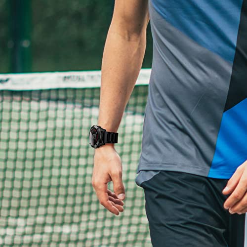 Correa metálica de titanio 26mm compatible Garmin Fenix miniatura 6