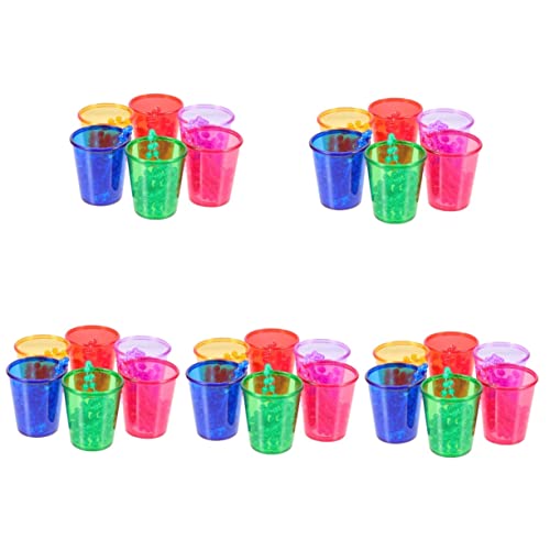 Anneome 60 peças de contas de festa de plástico design decorações em favor lembranças de noiva copos