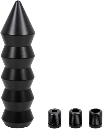Amazon Jeyaic ブラック汎用 合金ノブ レバー アダプター 延長 い シフトレバー トラック Mtat マニュアル オートマ ドレスアップ パーツ Usdm カー用品 車 バイク 車 バイク
