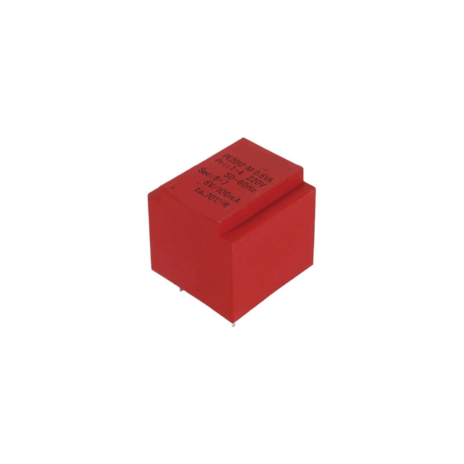 PE2012-M Leistung 0,6VA 220V /6Vx2 /7,5Vx2 /9Vx2 /12Vx2 /15Vx2 /18Vx2 /24Vx2 Trenntransformator(0.6VA -220V-18Vx2)