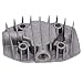 Air Compressor Cylinder Head Cooling Head Replacement 2PCS Set for 2.5 Air Compressor Pumps and Pneumatic Tool Maintenance