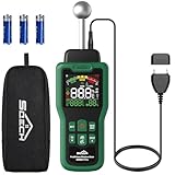 Medidor de Humedad, Medidor Humedad SQECH con Termómetro, Alarma, Detector de Humedad Multifuncional con Pantalla LCD a color, Sensor de Sonda para Paredes, Madera