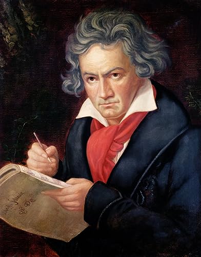 Missa Solemnis Beethoven tableau graffiti art mural affiche Carl Stieler 60x90cm