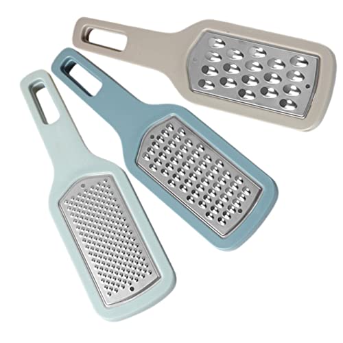 Cabilock 3 Piezas Rallador Verdura Multi Bigudí Rebanador De Patatas Rizador De Queso Trituradora De Repollo Queso Feta Queso Duro Cortadora De Tazas Queso De Huerta Amoladora Freír Páginas
