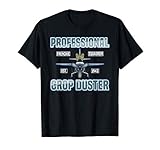 Professional Crop Duster with French Bulldog Farting Gift Camiseta