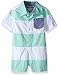 Tommy Hilfiger Baby Boys' Pieced Poplin Romper