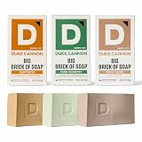Duke Cannon Big Brick of Soap 3-Pack – Sawtooth, High Country & Buck Moon – Men’s Heavy Duty Soap, Natural Ingredients, Long-Lasting, Fresh Masculine Scent, 10 oz Each