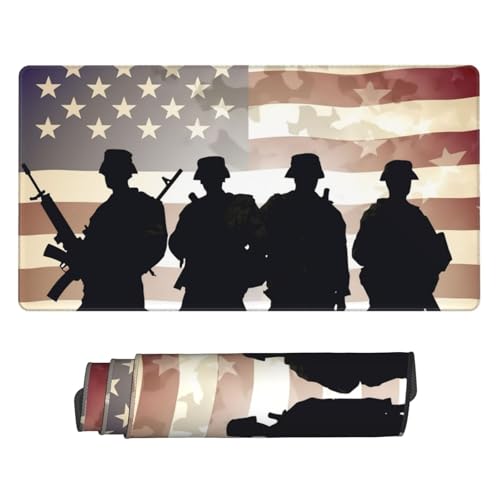 Grand tapis de souris de jeu antidérapant 40x75 cm avec bords cousus pour sous-main d'ordinateur
