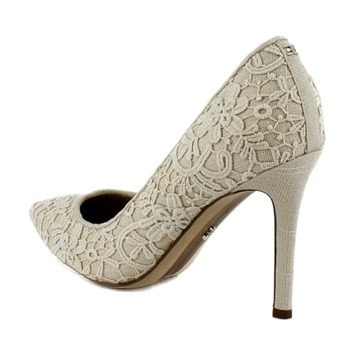 Image of Sam Edelman Women's Hazel Pump Ivory /Natural Lace 7.5 Medium