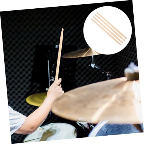 Baquetas de madera Toddmomy, 2 pares, arce natural, para instrumentos de percusión, ideales para principiantes y versátiles para distintos tipos de batería y géneros musicales miniatura 7