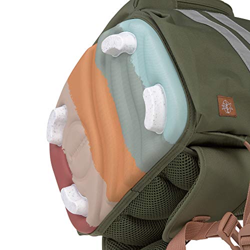 LÄSSIG 7-teiliges Schulranzen Set Kinder/School Set Flexy Unique Olive