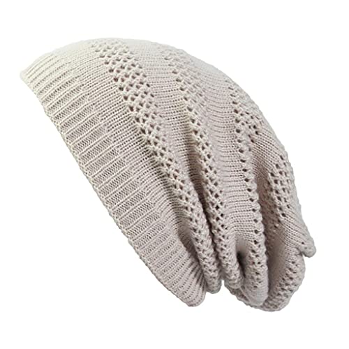 AODONG Chapéus de inverno para mulheres homens cashmere gorro de malha desleixado gorro de inverno m