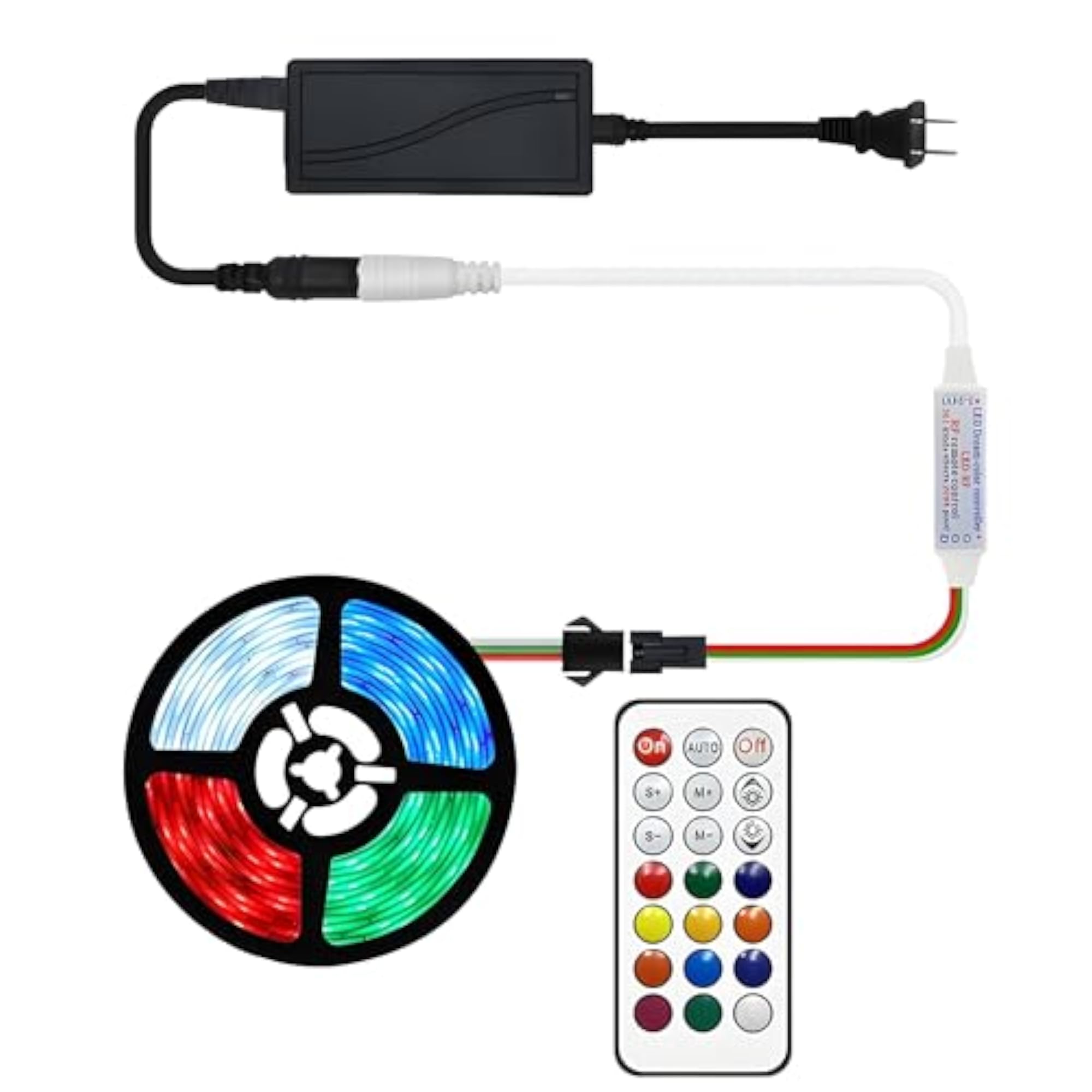 Pixel RF Controller with IR Remote: 366 Modes