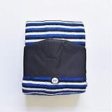 Z-LIANG Surfbrett Socke Hot 6'0 „/ 6'6“ / 7'0 „/ 9'6“ Surfbretter Tasche Streifen Bodyboard Windsurf-Cover schützende Sonnenschäden (Color : Blue9tf6in)