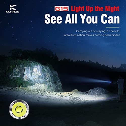 Klarus Cl2 10400Mah Super Large Capacity Camping Lights, Freefolding Rechargeable Led Camping Lantern And Klarus G15 V2 4200 Lumens Ultra Bright Rechargeable Edc Flashlight #TOP5