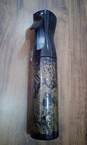 Borrifador Preto Personalizado Profissional a Jato Semi Automático de Névoa Para Cabelereiro e Barbe