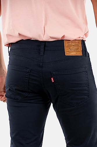 Image of Levi's Men's 511 Slim Fit Slim Jeans, Blue (Baltic Navy Sueded Sateen Wt B 4432, 34W / 32L