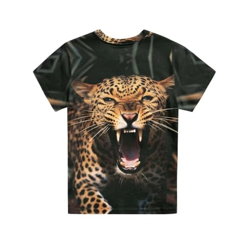 Image of Xhuibop Kids T Shirts for Boys Size 3-16 Girls Short Sleeve Sportswear Active Tops