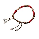 Braccialetto intrecciato fatto a mano con fascino 1Pc per donna Uomo regolabile Wish Good Lucky Red Strings Bracciale coppia di gioielli di amicizia