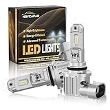 NOVCAPAR 9006 Led Bulbs, 30000LM 1000% Brightness, Cool White 6500K, 1:1 Mini Size, Plug and Play, Canbus Ready, Hi and Low Beam, HB4 9006 led fog lights, Pack of 2