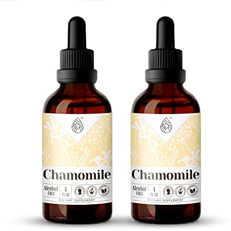 Best supplement for natural healing | Chamomile Alcohol-Free Natural Tincture Extract, Immune System Booster, Liquid Drops Made from 100% Chamomile (Matricaria recutita) Dried Flower (2×4 fl oz) Best supplement for natural healing | Chamomile Alcohol-Free Natural Tincture Extract, Immune System Booster, Liquid Drops Made from 100% Chamomile (Matricaria recutita) Dried Flower (2×4 fl oz)