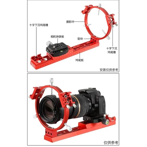 Accesorios para telescopios abrazadera ranuras cola milano base buscar 5