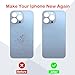 Phoupair OEM Rear Back Glass Replacement for iPhone 13 Pro 6.1 Inches with Professional Repair Tool Kit (Sierra Blue)