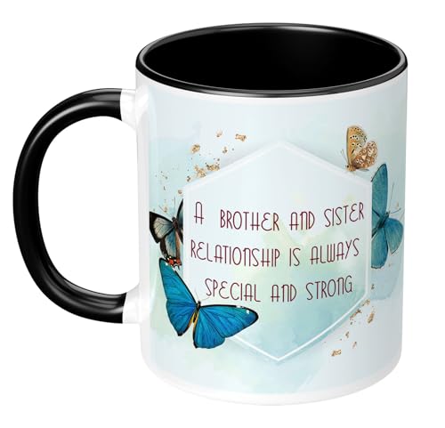 Image of Raksha Bandhan Gifts Printed Mug with Keychain Best Rakhi Combo Gift for Brother & Sister Rakshabandhan Return Gifts for Sister White 350ml Coffee Mug(Pack of 5)(Combo Set)(RMCKRCG1002)