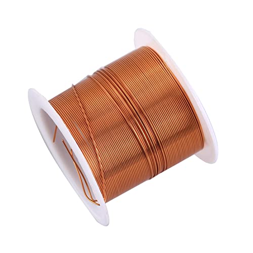 Bobina magnetica da 0,5 mm x 10 m, filo di rame smaltato, filo di avvolgimento magnetico smaltato, 1 bobina, valutazione della temperatura naturale, ampiamente usato per trasformatori e induttori