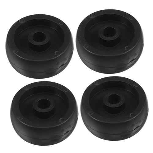 Anneome 4 piezas Ruedas para Equipo Fitness Rodillos Plásticos Reemplazables para Bicicletas y Cintas de Correr Ruedas Giratorias para Aparatos de Ejercicio