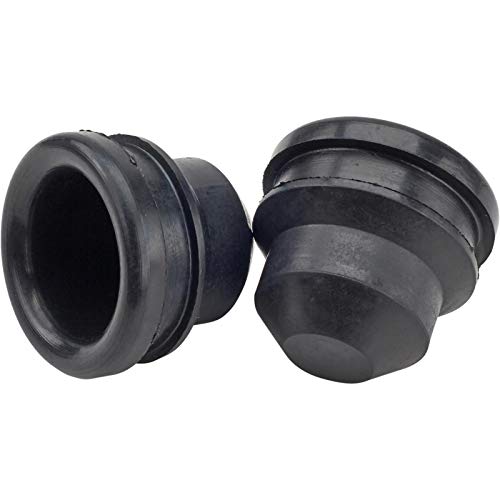 Speedway Motors Push-In Oil Breather Grommets, 1-1/4” Outside Diameter with 1” Center Hole, Durable Neoprene Valve Cover Grommets for Replacement or Breather Cap Installation, Pair
