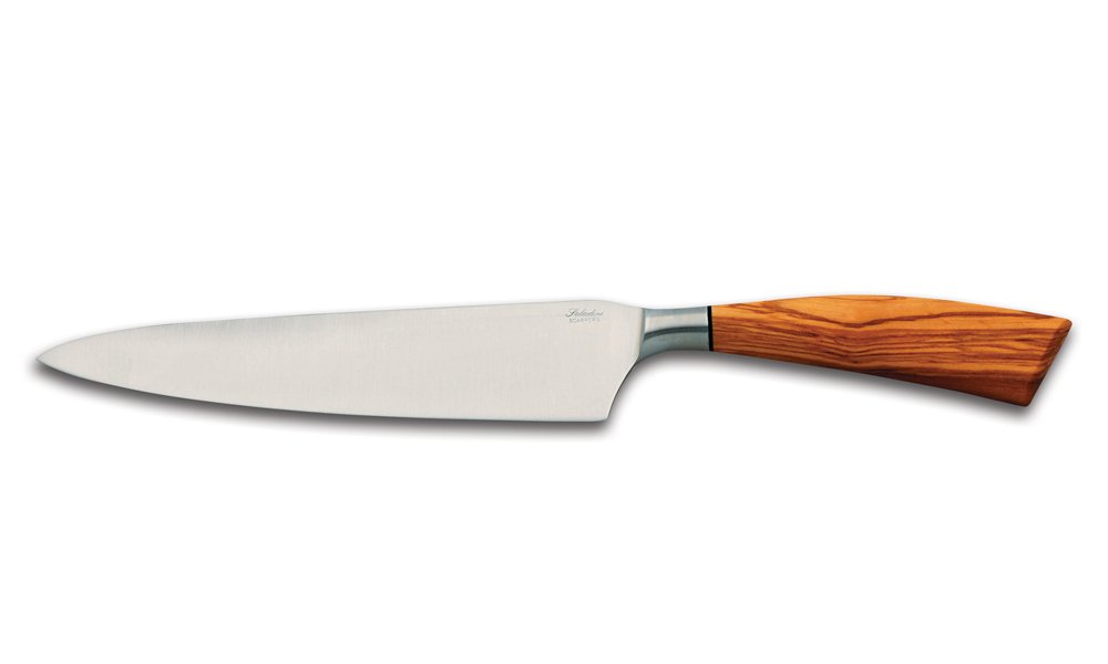 Couteau de cuisine artisanal en bois d'olivier, le cadeau idéal pour passionnés