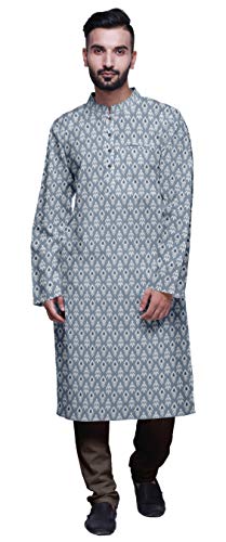 Atasi Indian Long Kurta for Mens Summer Wear Cotton Poplin Wedding Kurta Shirt2