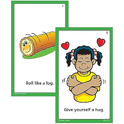 Super Duper Publications | Move Your Body Fun Deck | Occupational Therapy Flash Cards | Educational Learning Materials for Children