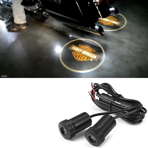 2 X 5th Gen car door Motorcycle Shadow laser projector logo LED light for harley davidson All Model All year