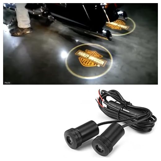 2PCS Motorcycle Shadow Laser Projector LED Door Lights - Harley logo light – Universal V-Twin Cruiser Fit, All Models & Years – Motorcycle Enthusiast Gift