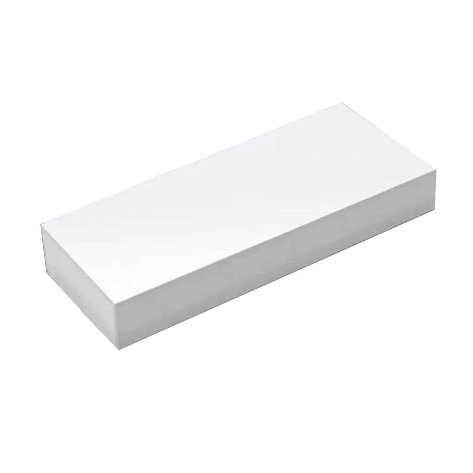 Piedistallo quadrato bianco per manichini e gioielli, decorazione per eventi, 40 x 40 x 10 cm, ideale per vetrine, mostre e negozi al dettaglio