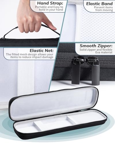 Image of Tattoo Printer Case, Waterproof Bag ,Portable Case Compatible with Itari, COLORWING, Odaro, Omezizy M08F /TP88 /TP81 /TP83 /TP86 /TP87 /P831 /PJ762 /PJ763MFi /MT800 Portable Therma Printer(Box Only), Black