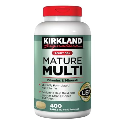 Kirkland Signature Adults 50+ Mature Multi, 400 Tablets 1