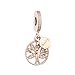 Produktbild PANDOCCI 2017 herbst rose gold familie baum erbe baumeln klar cz perlen authentische 925 sterling silber diy passt für original pandora armbänder charme schmuck