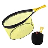 Conception Pliable Et Rétractable : le filet de pêche adopte une structure de tête de filet pliable rétractable, facile à ouvrir et à fermer, facile à utiliser, pas besoin d'installer d'outils, taille compacte et poids léger une fois rétracté, peut être transporté facilement.