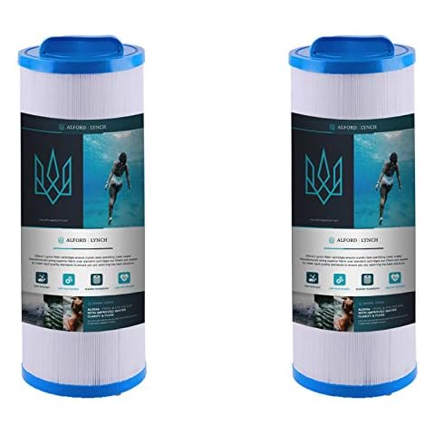 Alford & Lynch Spa Filters for Hot Tub, Replacement for Waterway 817-4050, Teleweir 50, Pleatco PWW50L, Filbur FC-0172, Unicel 4CH-949 (2) Cover