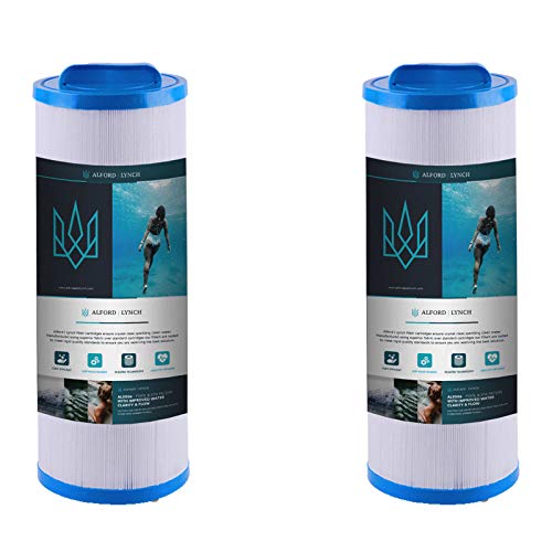 Alford & Lynch Spa Filters for Hot Tub, Replacement for Waterway 817-4050, Teleweir 50, Pleatco PWW50L, Filbur FC-0172, Unicel 4CH-949 (2)