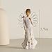 NAN ZAI NAN FANG Sympathy Angel Figurines for Loss of Loved Ones Angel Statues Home Decor Serenity Prayer Gifts for Women Resin Sculpted Hand-Painted Figure Bereavement Gift Praying Hands Statue