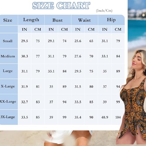 Maillot de bain réglable orange léopard : effacez les complexes sur la plage - 5
