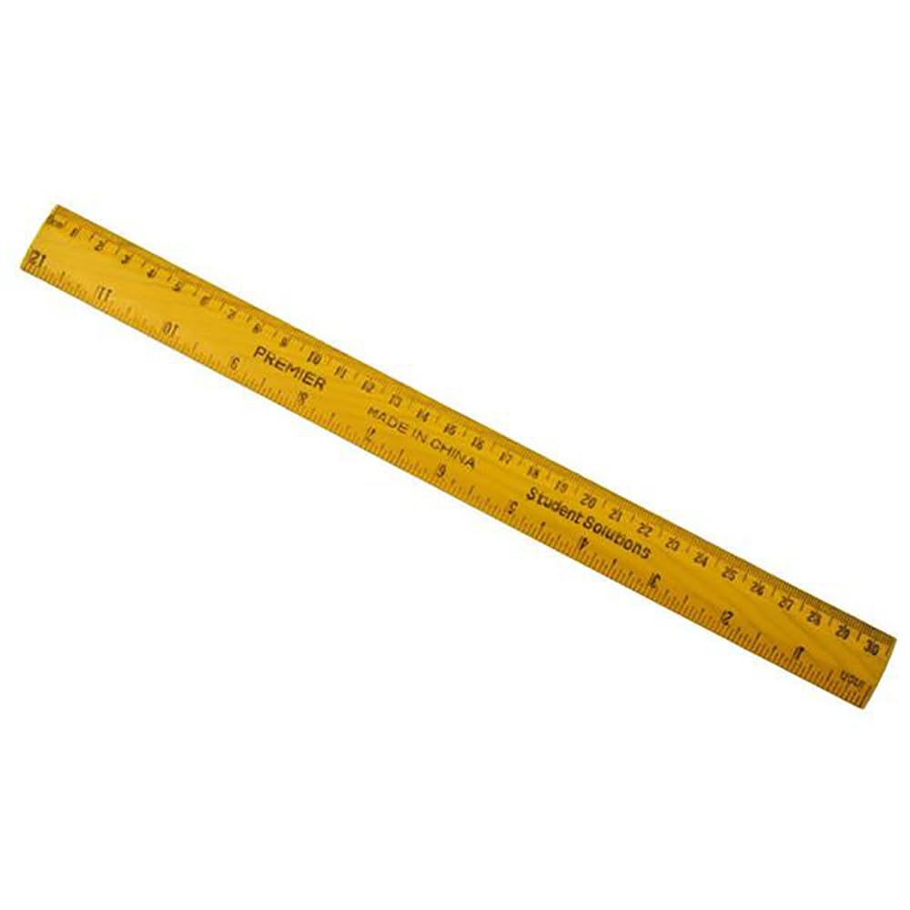 Premier Stationery Wood Student Solutions 30Cm En Ruler
